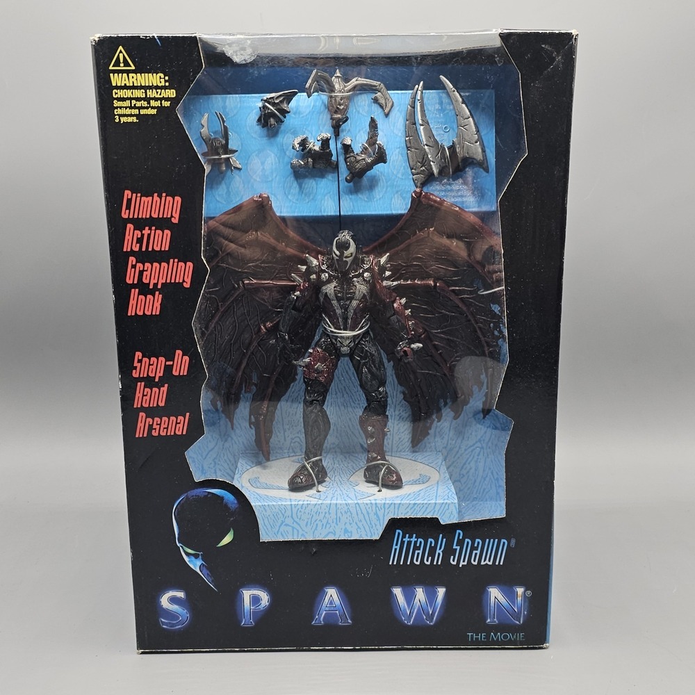 Attack Spawn 1997 Deluxe Spawn The Movie Figure NIB McFarlane Toys New Sealed